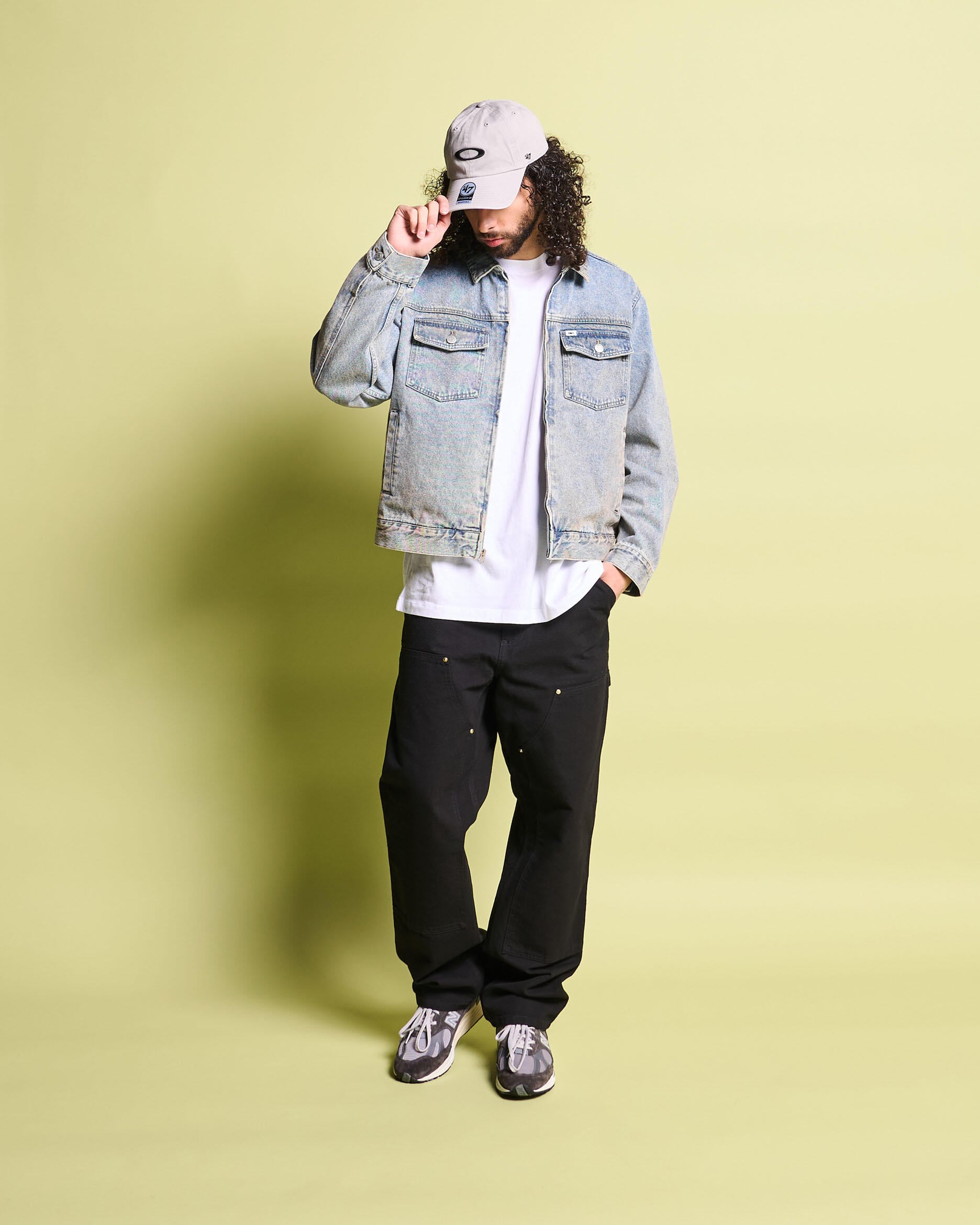 Obey BASE TRUCKER JACKET | 121800615-HVLI | AFEW STORE